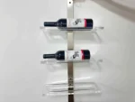20 Bottle Acrylic Floor-To-Ceiling Wine Rack - Image 2