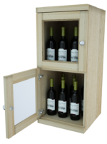 Two Level – Wine Storage Lockers Solid Wood Sides - Image 7
