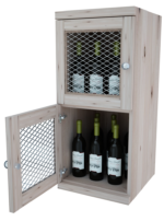 Two Level – Wine Storage Lockers Solid Wood Sides - Image 10