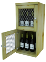 Two Level – Wine Storage Lockers Solid Wood Sides - Image 12