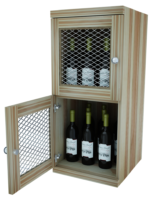 Two Level – Wine Storage Lockers Solid Wood Sides - Image 5