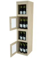 Four Level – Wine Storage Lockers With Fixed Shelves - Image 6