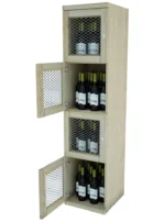 Four Level – Wine Storage Lockers With Fixed Shelves - Image 2