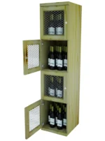 Four Level – Wine Storage Lockers With Fixed Shelves - Image 5