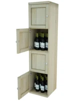Four Level – Wine Storage Lockers With Fixed Shelves - Image 3