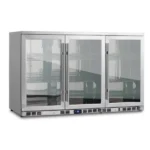 53 Inch Heating Glass 3 Door Large Beverage Refrigerator - Image 2