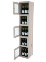 Five Level – Wine Storage Lockers With Fixed Shelves - Image 7