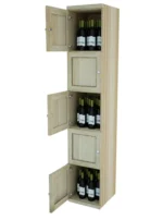 Five Level – Wine Storage Lockers With Fixed Shelves - Image 3