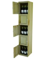 Five Level – Wine Storage Lockers With Fixed Shelves - Image 4