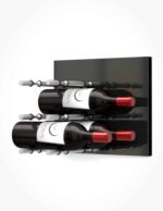 <strong>Fusion Panel Wine Rack<br/>Black Acrylic (3 to 9 Bottles)<br/> Label-Out</strong> - Image 2