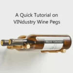 VINDUSTRY LABEL VIEW SINGLE BOTTLE DEEP WINE PEGS (PAIR) - Image 7