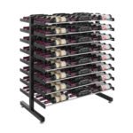 Evolution Double Sided Island Display Rack Max 3C (freestanding metal wine rack)