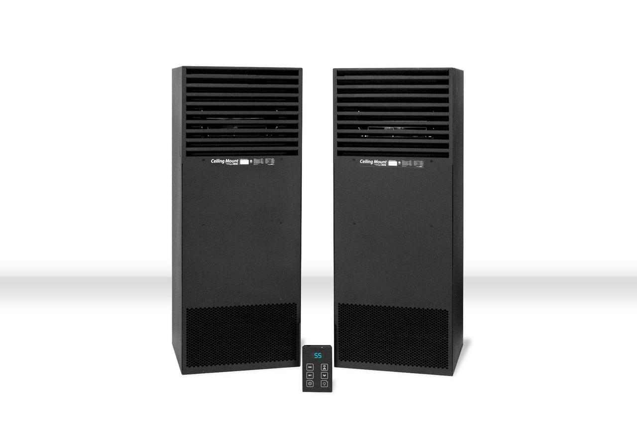 Ceiling-Mount-Twin__07988.1504899920.1280.1280.jpg <strong>WhisperKOOL<br />Ceiling Mount Twin Split 9000<br />Ductless (220V Condenser) - Image 1