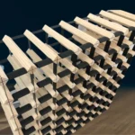 120 Bottle Timber Wine Rack <br/>10x11 Configuration