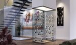 <strong>Evolution Wine Tower 92″<br/>Metal and Acrylic<br/>Freestanding Wine Rack Kit<br/>(162 bottles-648 bottles)<strong> - Image 4