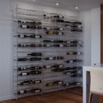 <strong>Evolution Wine Tower: Custom Metal and Acrylic Freestanding Wine Rack<strong>