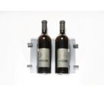 2 Bottle Glass Cradle with Clips for Float Wine Display System