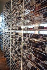 <strong>Evolution Wine Tower: Custom Metal and Acrylic Freestanding Wine Rack<strong> - Image 2