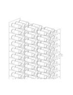 <strong>Evolution Wine Tower 47″<br/>Metal and Acrylic<br/>Freestanding Wine Rack Kit<br/>(81 bottles-324 bottles)<strong> - Image 8