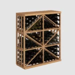 Elite Kit Rack Half-Height Double Diamond Bin Modular Wine Rack