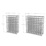 Elite Kit Rack Half Height Modular Wine Rack - Image 2