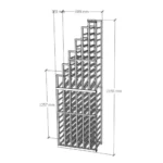 Elite Kit Rack Waterfall Wine Rack - Image 10