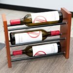Evolution Tabletop 3-Bottle Wine Rack