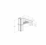 <strong>Floor-to-Ceiling Frames<br/> Extension Bracket<strong> - Image 2