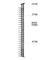 <strong>Floor-to-Ceiling Mounted Wine Rack Display—1-Sided<br/> (21-63 Bottles)</strong> - Image 4