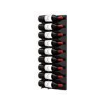 <strong>Fusion HZ Wine Wall<br/>Black Acrylic (9 to 27 Bottles)<br/>3 Foot / Label-Out</strong>