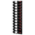<strong>Fusion HZ Wine Wall<br/>Black Acrylic (12 to 36 Bottles)<br/>4 Foot / Label-Out</strong>