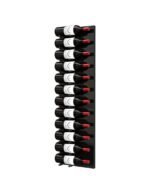 <strong>Fusion HZ Wine Wall<br/>Black Acrylic (12 to 36 Bottles)<br/>4 Foot / Label-Out</strong>