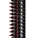 <strong>Fusion ST Wine Wall <br/>Cork-Out (36 Bottles)<br/>Black Acrylic - 4 Foot