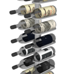 (Floor to Wall / Pillar Series) Double Bottle Label Facing