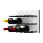 <strong>Fusion Panel Wine Rack<br/>White Acrylic (3 to 9 Bottles)<br/> Label-Out</strong>