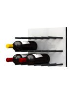 <strong>Fusion Panel Wine Rack<br/>White Acrylic (3 to 9 Bottles)<br/> Label-Out</strong>