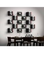 <strong>Fusion Panel Wine Rack<br/>Black Acrylic (3 to 9 Bottles)<br/> Label-Out</strong> - Image 5
