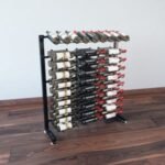 90 Bottle 3′ Half Island Display Rack