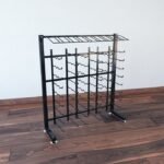 90 Bottle 3′ Half Island Display Rack - Image 2