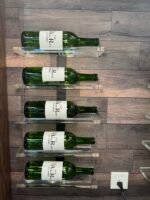 10 Bottle Acrylic Label Forward Wall-Mounted Wine Rack - Image 6