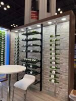 20 Bottle Acrylic Floor-To-Ceiling Wine Rack - Image 5
