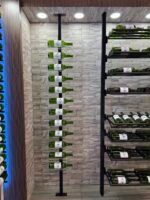 20 Bottle Acrylic Floor-To-Ceiling Wine Rack - Image 4
