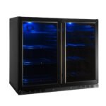 39 INCH UNDER COUNTER WINE AND BEER FRIDGE COMBO - Image 8