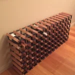 Custom Built Wine Rack <br/>Rustic Hardwood Finish | Un-Assembled - Image 3