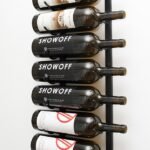<strong>Magnum / Champagne Wall Mounted Wine Rack<br />9 Bottle<strong>