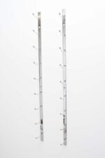 <strong>Magnum / Champagne Wall Mounted Wine Rack<br />9 Bottle<strong> - Image 3