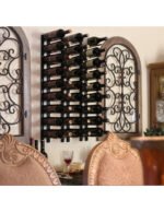 <strong> 1 ft Wall Rails Metal Wine Rack<br/> (3 Bottles)</strong> - Image 3