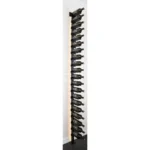 V Bar Floating Wine Rack - Single Spaced Cork Forward Pegs