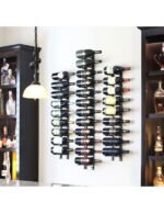 <strong> 4 ft Wall Rails Metal Wine Rack<br/> (12 to 36 Bottles)</strong> - Image 5