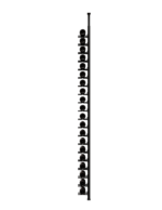 HZ Minimalist Series 1-Sided Wine Rack Display (20 Bottles) - Image 3
